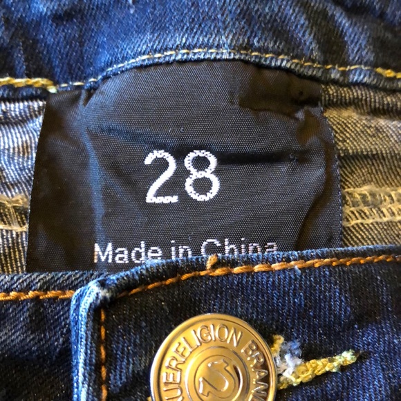 True Religion Joey Jeans with yellow embroidery - Picture 5 of 8